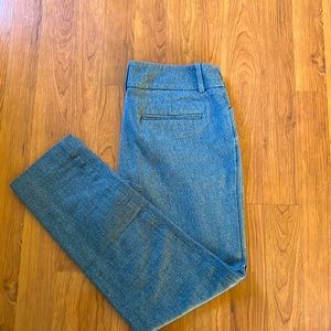 women’s ankle/cropped gray straight leg pants